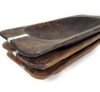 24"-26" Long Industrial Grand Canyon Large Decorative Dough Bowl, Table Center Piece - Ranch Junkie Mercantile LLC 