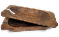 24"-26" Long Industrial Grand Canyon Large Decorative Dough Bowl, Table Center Piece - Ranch Junkie Mercantile LLC 