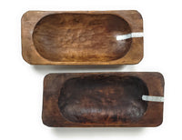 24"-26" Long Industrial Grand Canyon Large Decorative Dough Bowl, Table Center Piece - Ranch Junkie Mercantile LLC 
