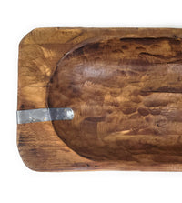 24"-26" Long Industrial Grand Canyon Large Decorative Dough Bowl, Table Center Piece - Ranch Junkie Mercantile LLC 