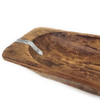 24"-26" Long Industrial Grand Canyon Large Decorative Dough Bowl, Table Center Piece - Ranch Junkie Mercantile LLC 
