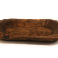 19"-22" Long Decorative Wood Dough Bowl - The Weston Dough Bowl - Ranch Junkie Mercantile LLC