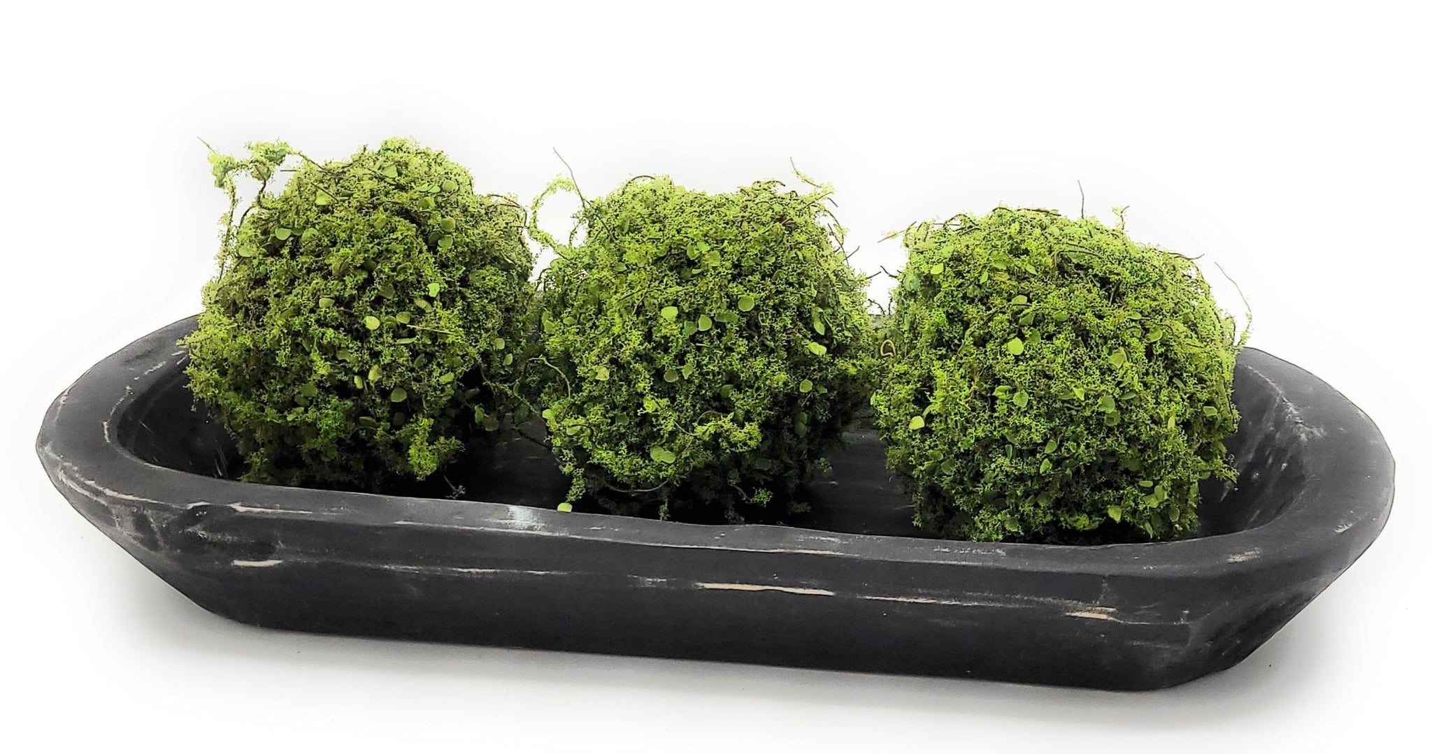 18"23" Long Rustic Ebony Weston Decorative Wood Dough Bowl Wood Bowl