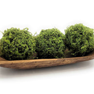 2 Color Options- 17"-20.5" Baguette Dough Bowl, The Barren Decorative Bowl, Table Center Piece Farmhouse Brown Or Rustic White - Ranch Junkie Mercantile LLC