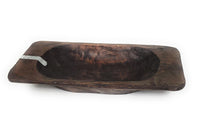 24"-26" Long Industrial Grand Canyon Large Decorative Dough Bowl, Table Center Piece - Ranch Junkie Mercantile LLC 