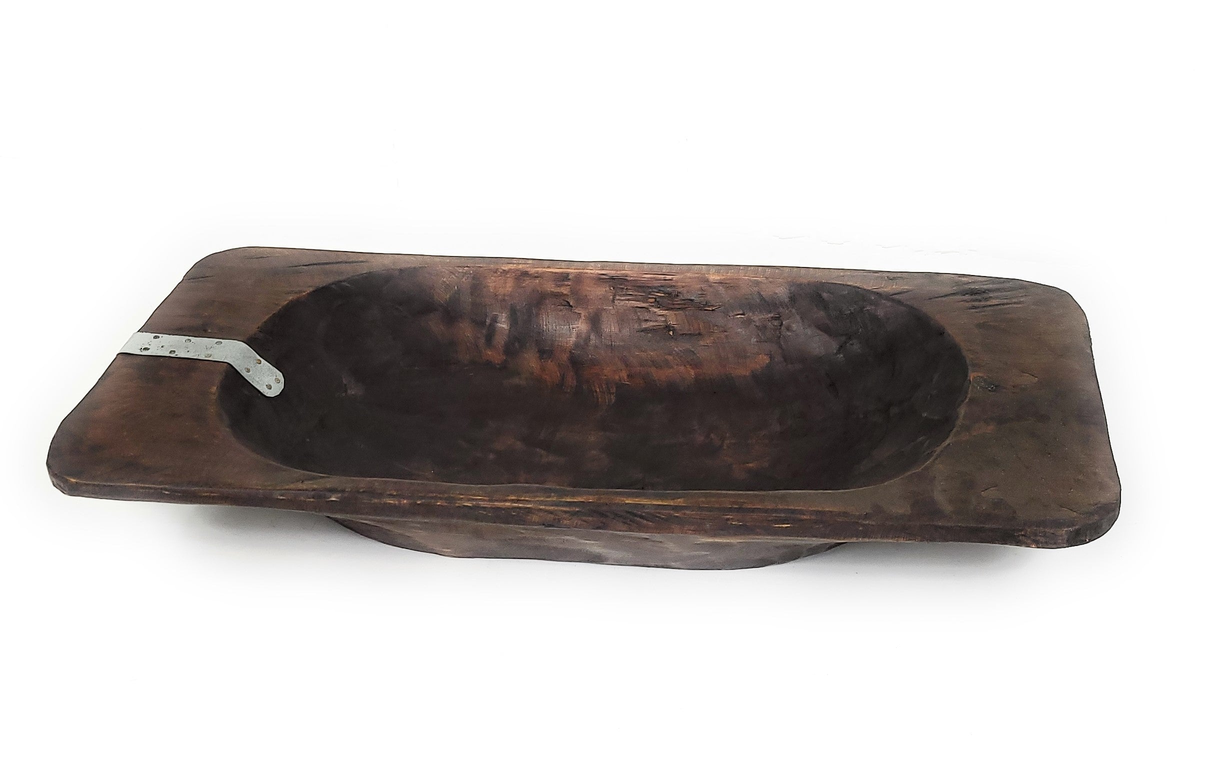 24"-26" Long Industrial Grand Canyon Large Decorative Dough Bowl, Table Center Piece - Ranch Junkie Mercantile LLC