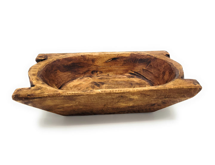 The Montana Dough Bowl Three Sizes, Table Center Piece, Decorative Bowl + Moss Balls - Ranch Junkie Mercantile LLC