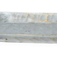 Gray Decorative Wood Dough Bowl - The Gray Weston Dough Bowl Wood Bowl Decor Gray Bread Bowl - Ranch Junkie Mercantile LLC