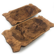 18"-20"  Colorado Rustic Wood Dough Bowl - Wood Bread Bowl- The Colorado Decorative Bowl - Ranch Junkie Mercantile LLC