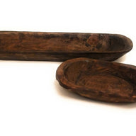 Bundle Deal-18"-21.5" Long New Dawn + 9"-10" Long Itty Bitty Wood Dough Bowl Bundle- Three Colors To Choose From - Ranch Junkie Mercantile LLC