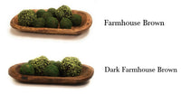 Bundle Deal- Weston 19"-22" Long Decorative Wood Dough Bowl + 9"-10" Long Mini Dough Bowl - Two Colors Available - Ranch Junkie Mercantile LLC 