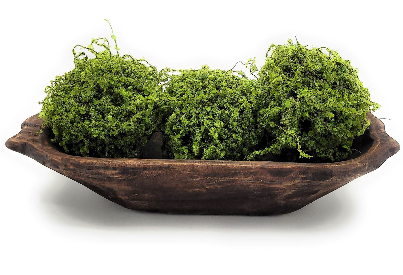 Farmhouse Rustic Dough Bowl With Handles- The Big Horn- Two Sizes - Ranch Junkie Mercantile LLC