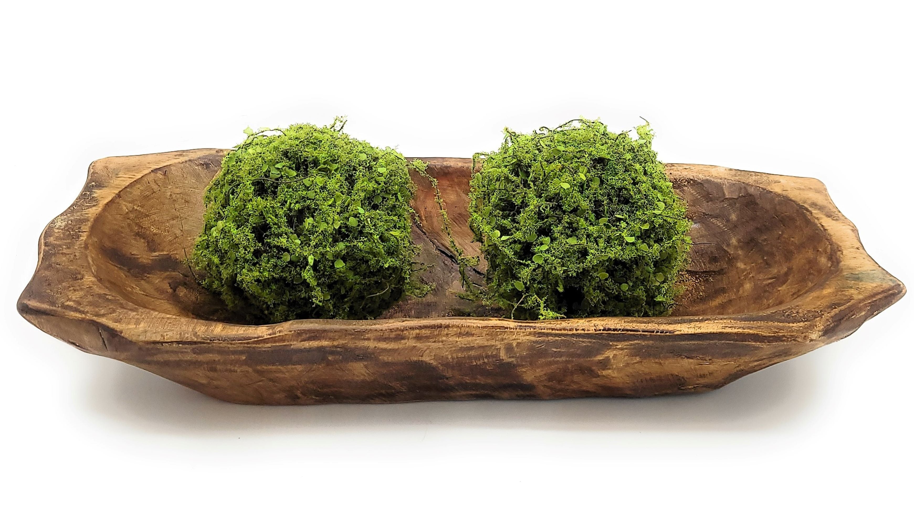 Farmhouse Rustic Dough Bowl With Handles- The Big Horn- Two Sizes - Ranch Junkie Mercantile LLC