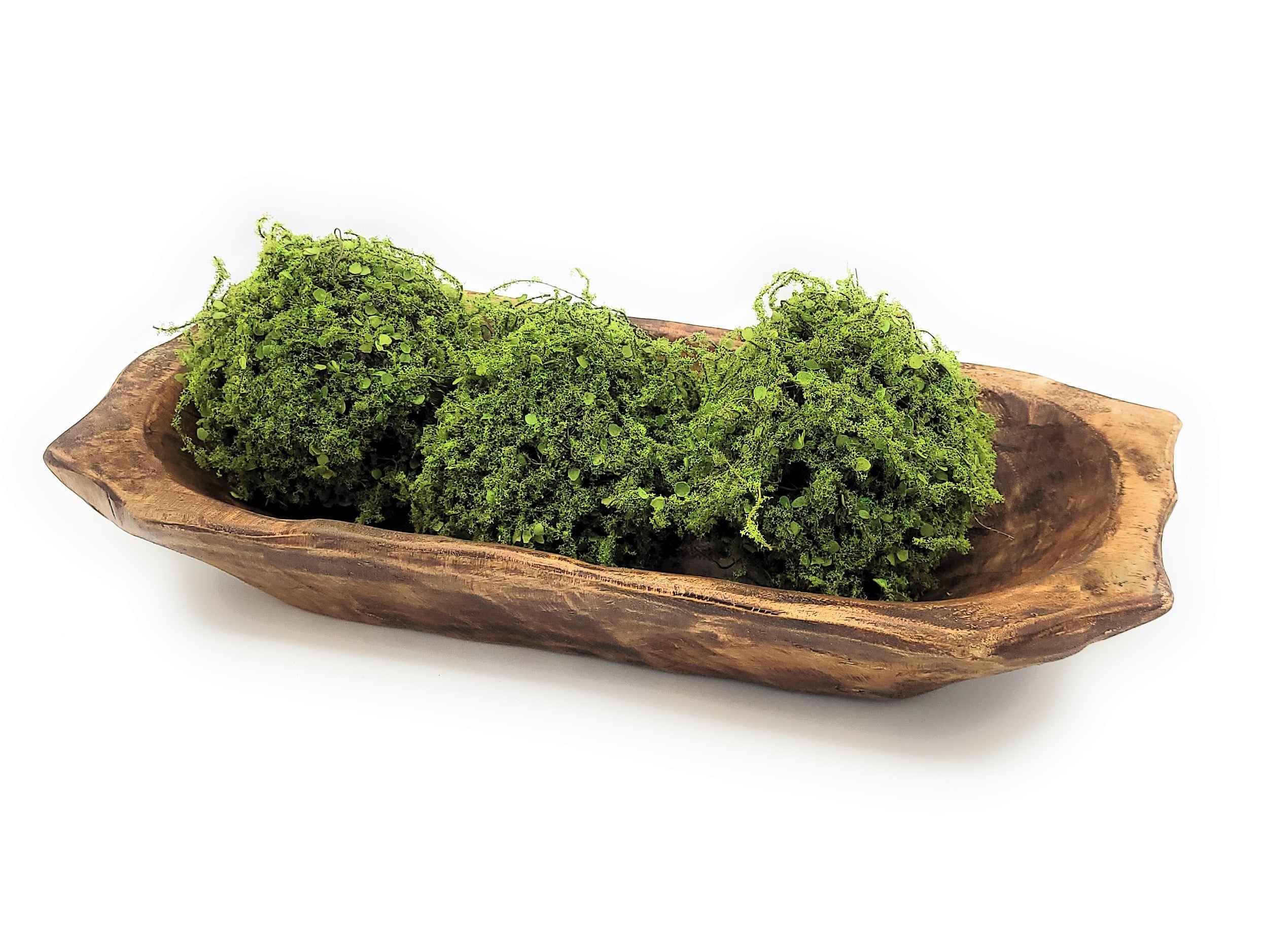 Farmhouse Rustic Dough Bowl With Handles- The Big Horn- Two Sizes - Ranch Junkie Mercantile LLC