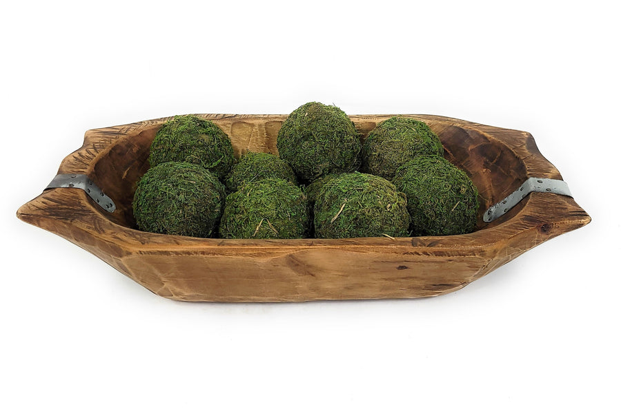 3 Inch + 5 Inch Moss Balls Multiple Sets Dough Bowl Fillers · Ranch Junkie  Mercantile LLC
