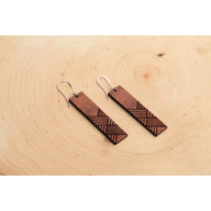 Weave | Wood Earrings Boho Earrings - Ranch Junkie Mercantile LLC