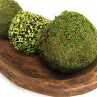 4 Inch Twig + Green Leaf Decorative Bowl Filler Balls - Ranch Junkie Mercantile LLC