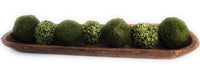 4 Inch Twig + Green Leaf Decorative Bowl Filler Balls - Ranch Junkie Mercantile LLC 