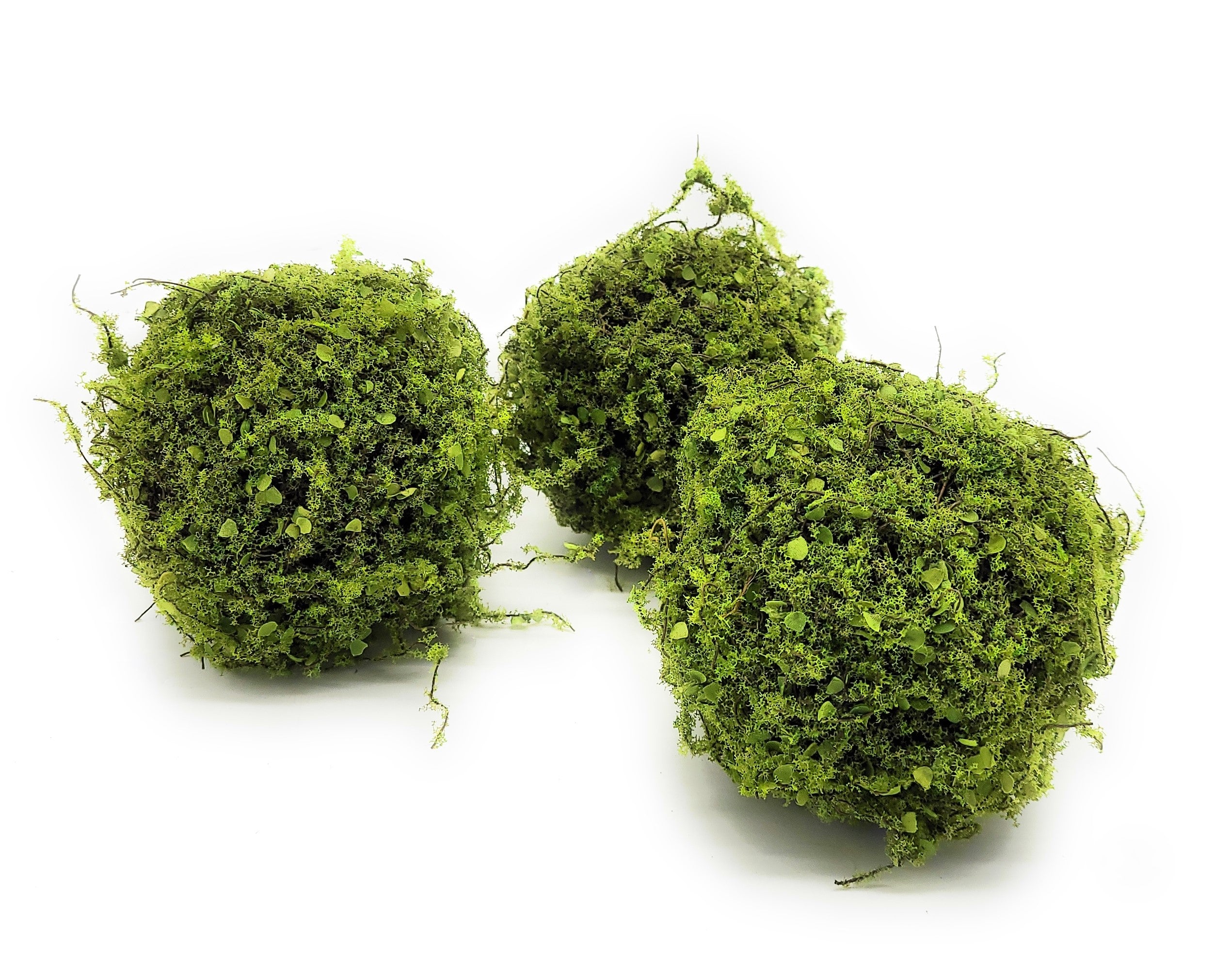 5 Inch Mossy Twig Ball Decorative Bowl Filler Balls - Ranch Junkie Mercantile LLC 