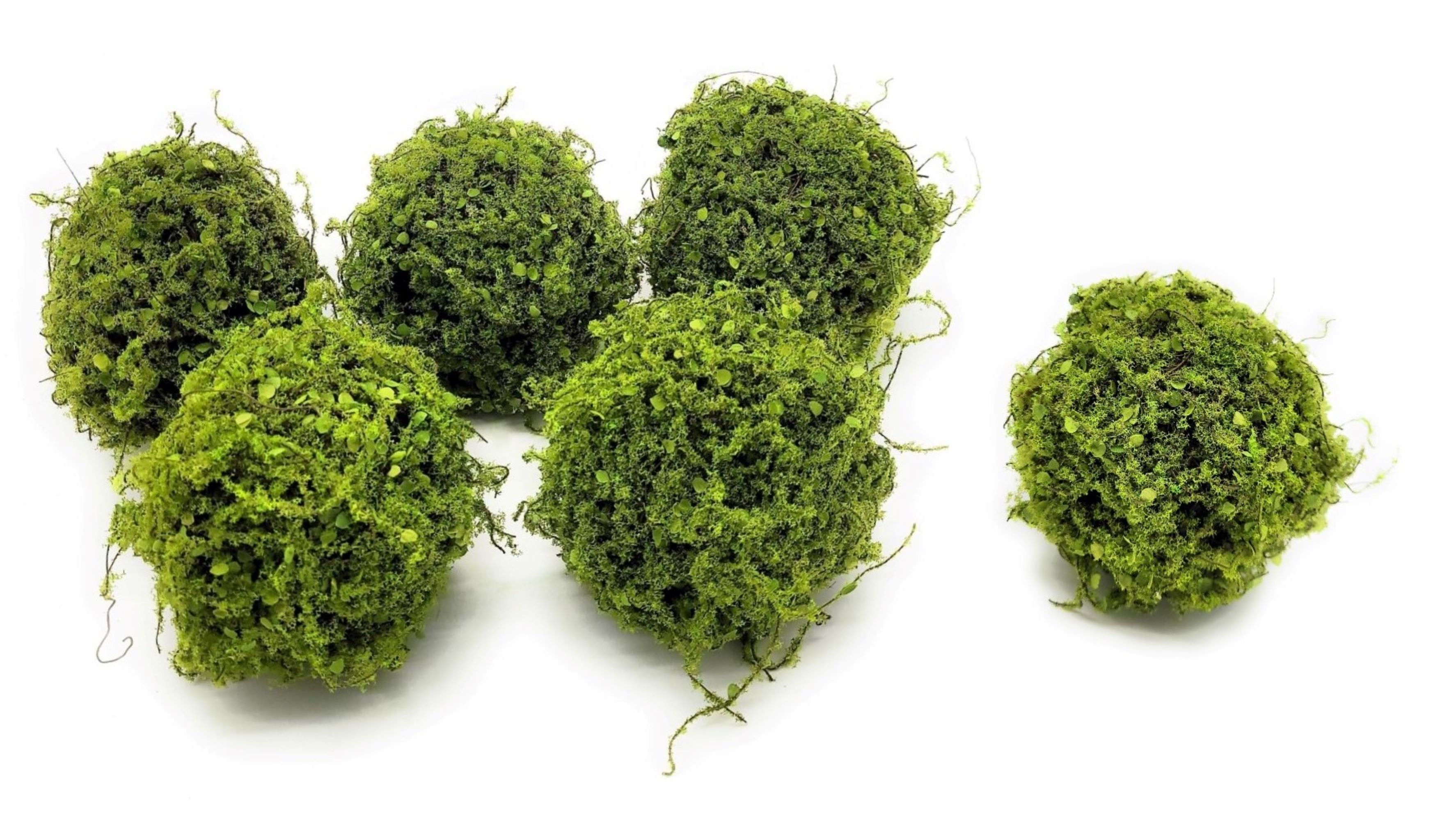 5 Inch Mossy Twig Ball Decorative Bowl Filler Balls - Ranch Junkie Mercantile LLC 