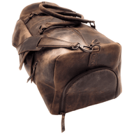 The Denali Vintage Saddle Leather Weekender Duffel Bag - Ranch Junkie Mercantile LLC