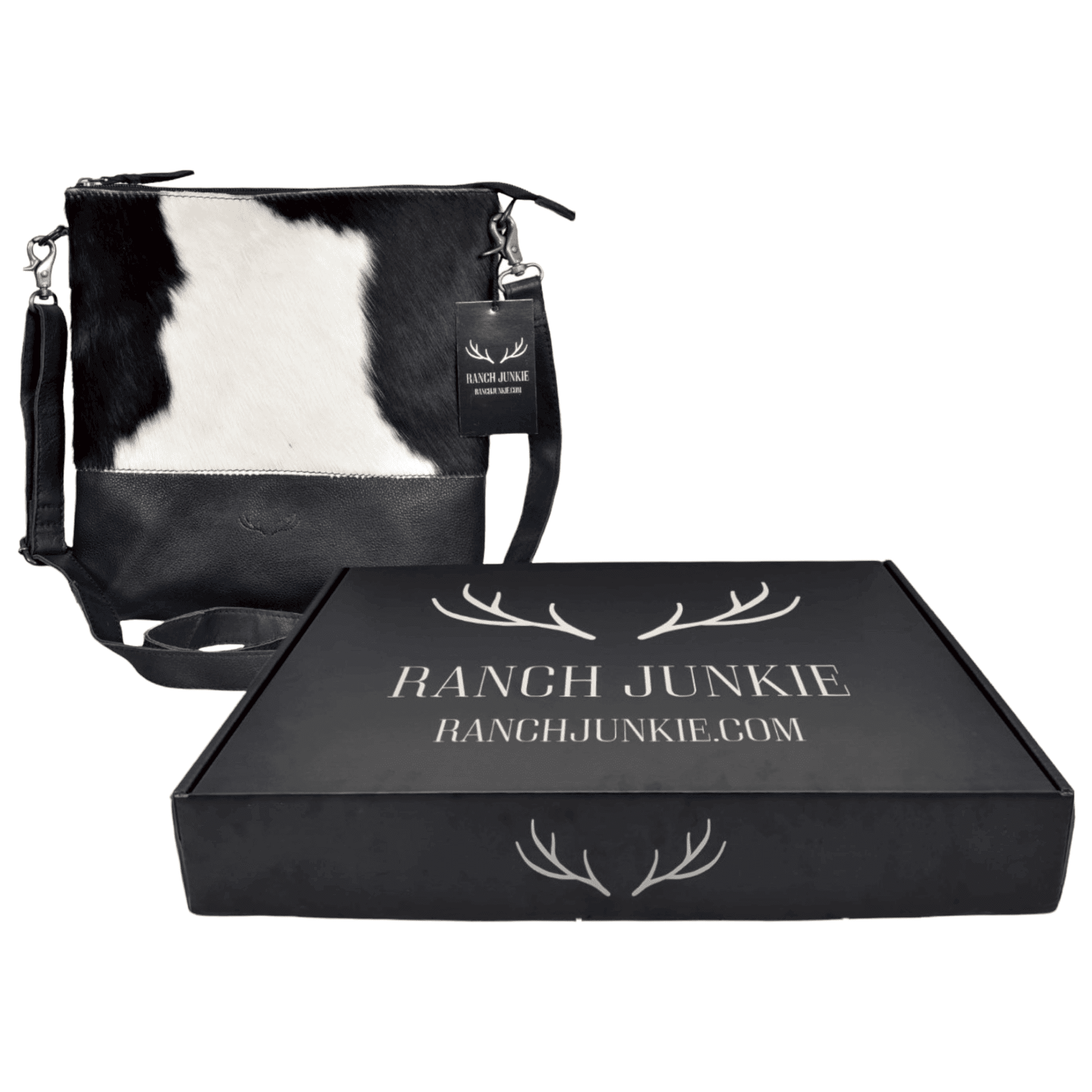 The Highlands Genuine Cowhide Large Crossbody Bag - Ranch Junkie Mercantile LLC
