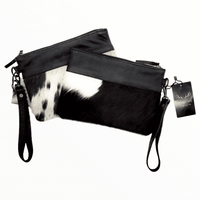 The Highlands Genuine Cowhide Wristlet Clutch Bag - Ranch Junkie Mercantile LLC