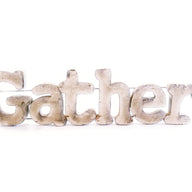 Gather Metal Sign - Farmhouse Gather Sign - Ranch Junkie Mercantile LLC
