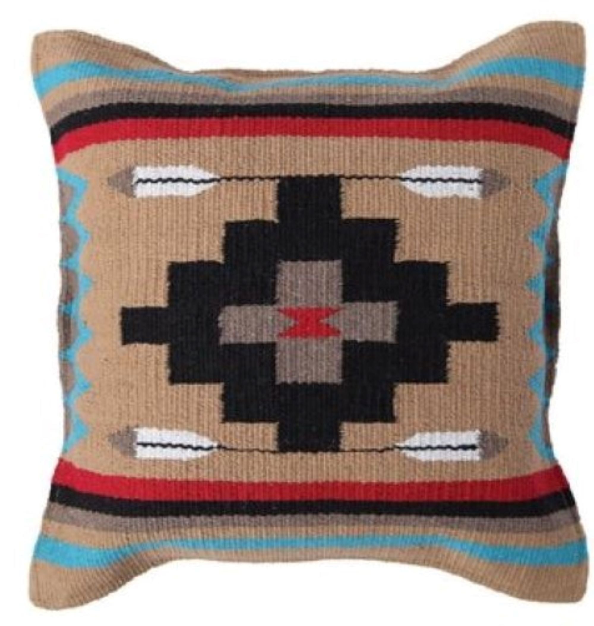 Southwestern Aztec Pillow Covers- Assorted Colors- 18 X 18 Throw Pillow - Ranch Junkie Mercantile LLC 