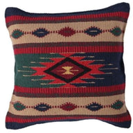 Southwestern Handwoven Aztec Pillow Covers- Assorted Colors- 18 X 18 Throw Pillow - Ranch Junkie Mercantile LLC