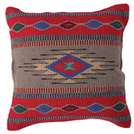 Southwestern Handwoven Aztec Pillow Covers- Assorted Colors- 18 X 18 Throw Pillow - Ranch Junkie Mercantile LLC