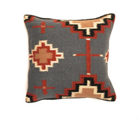 Southwestern Wool Pillow Covers- Assorted Colors- 18 X 18 Throw Pillow - Ranch Junkie Mercantile LLC