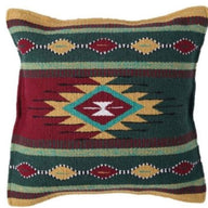 Southwestern Handwoven Aztec Pillow Covers- Assorted Colors- 18 X 18 Throw Pillow - Ranch Junkie Mercantile LLC