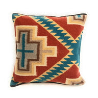 Southwestern Wool Pillow Covers- Assorted Colors- 18 X 18 Throw Pillow - Ranch Junkie Mercantile LLC