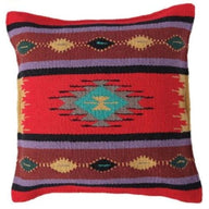 Southwestern Handwoven Aztec Pillow Covers- Assorted Colors- 18 X 18 Throw Pillow - Ranch Junkie Mercantile LLC