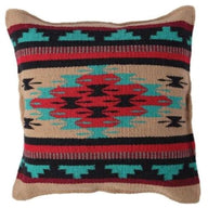 Southwestern Handwoven Aztec Pillow Covers- Assorted Colors- 18 X 18 Throw Pillow - Ranch Junkie Mercantile LLC