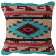 Southwestern Handwoven Aztec Pillow Covers- Assorted Colors- 18 X 18 Throw Pillow - Ranch Junkie Mercantile LLC