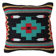 Southwestern Handwoven Aztec Pillow Covers- Assorted Colors- 18 X 18 Throw Pillow - Ranch Junkie Mercantile LLC