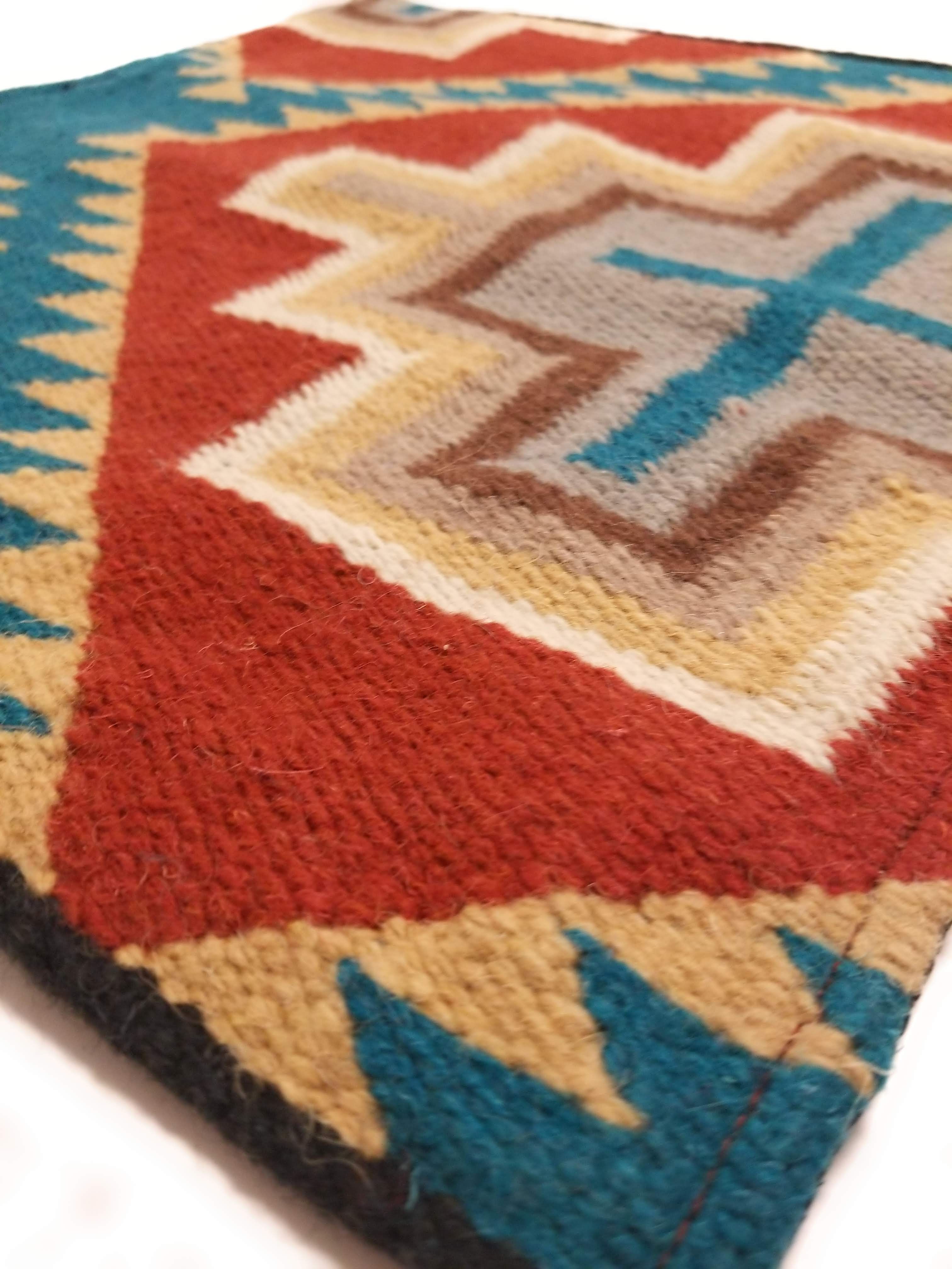 Southwestern Wool Pillow Covers- Assorted Colors- 18 X 18 Throw Pillow - Ranch Junkie Mercantile LLC 