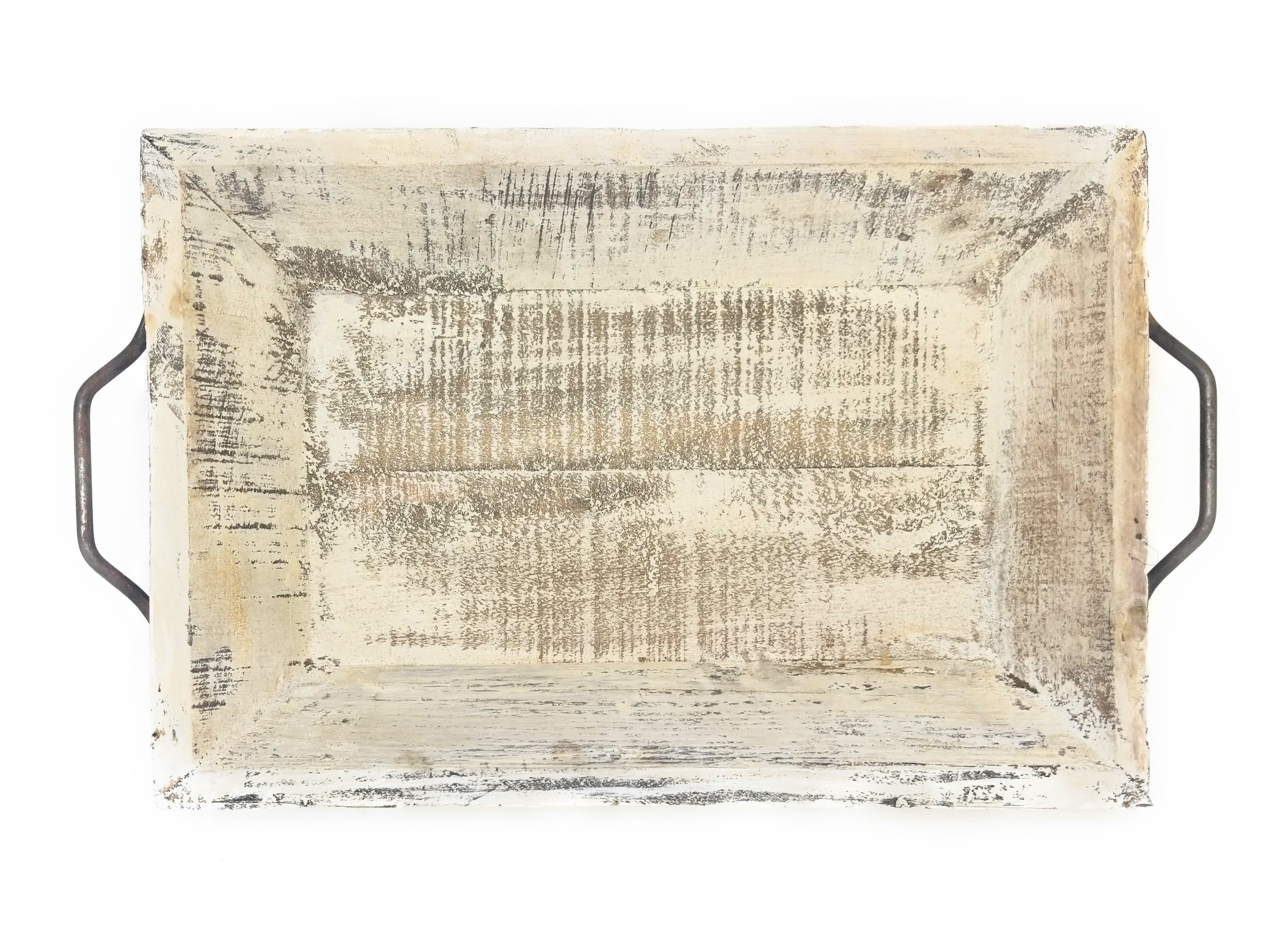 Farmhouse Wood Decorative Serving Tray- The  Willow Brooks Serving Tray- Rustic White Or Rustic Brown - Ranch Junkie Mercantile LLC