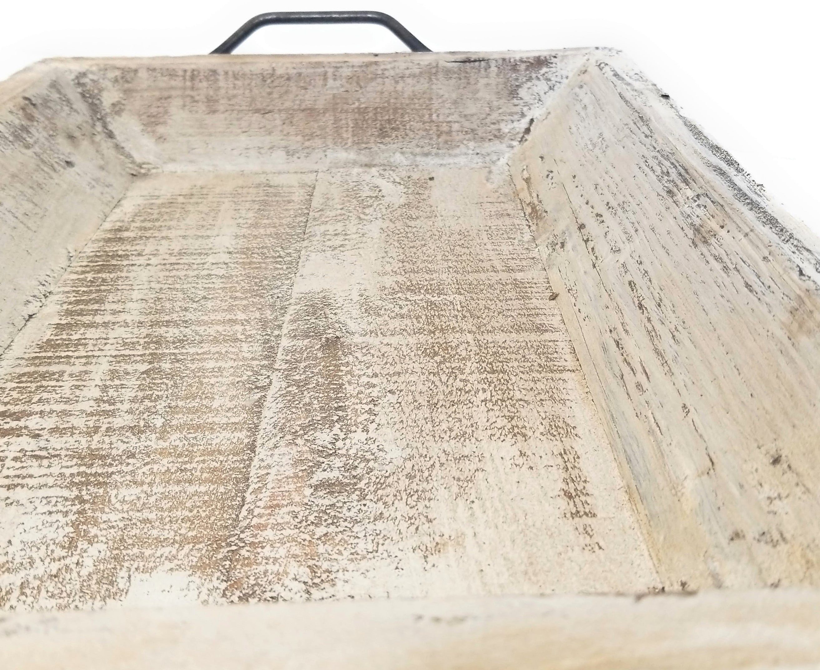 Farmhouse Wood Decorative Serving Tray- The  Willow Brooks Serving Tray- Rustic White Or Rustic Brown - Ranch Junkie Mercantile LLC