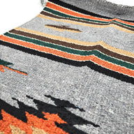 20" X 40"  The Guadalupe Southwestern Grey Rug - Ranch Junkie Mercantile LLC