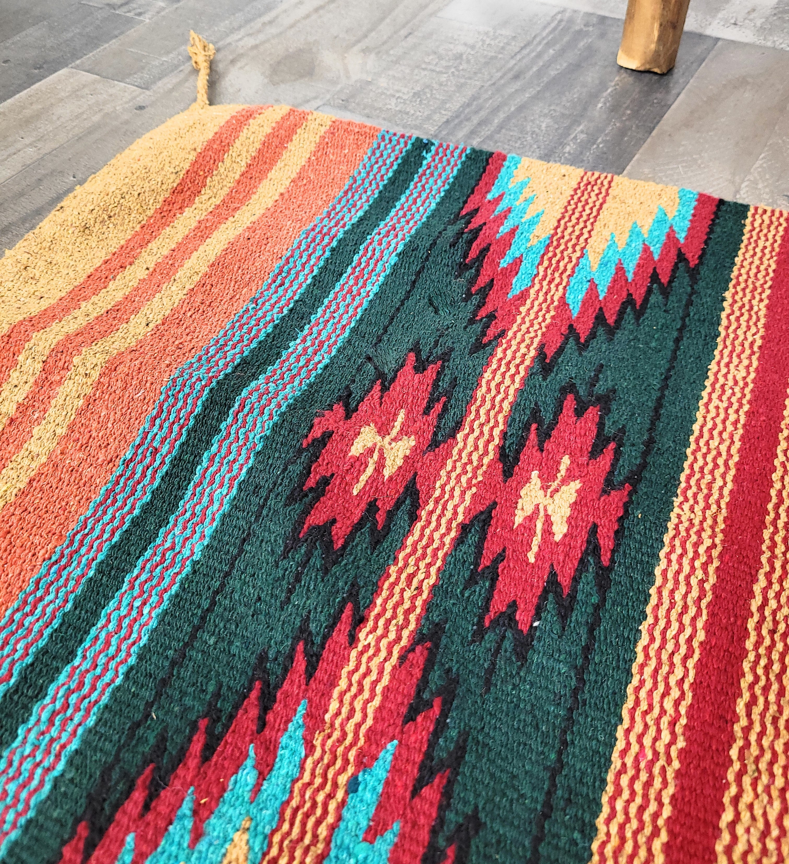 20" X 40"  The Tejas Southwestern Rug - Ranch Junkie Mercantile LLC