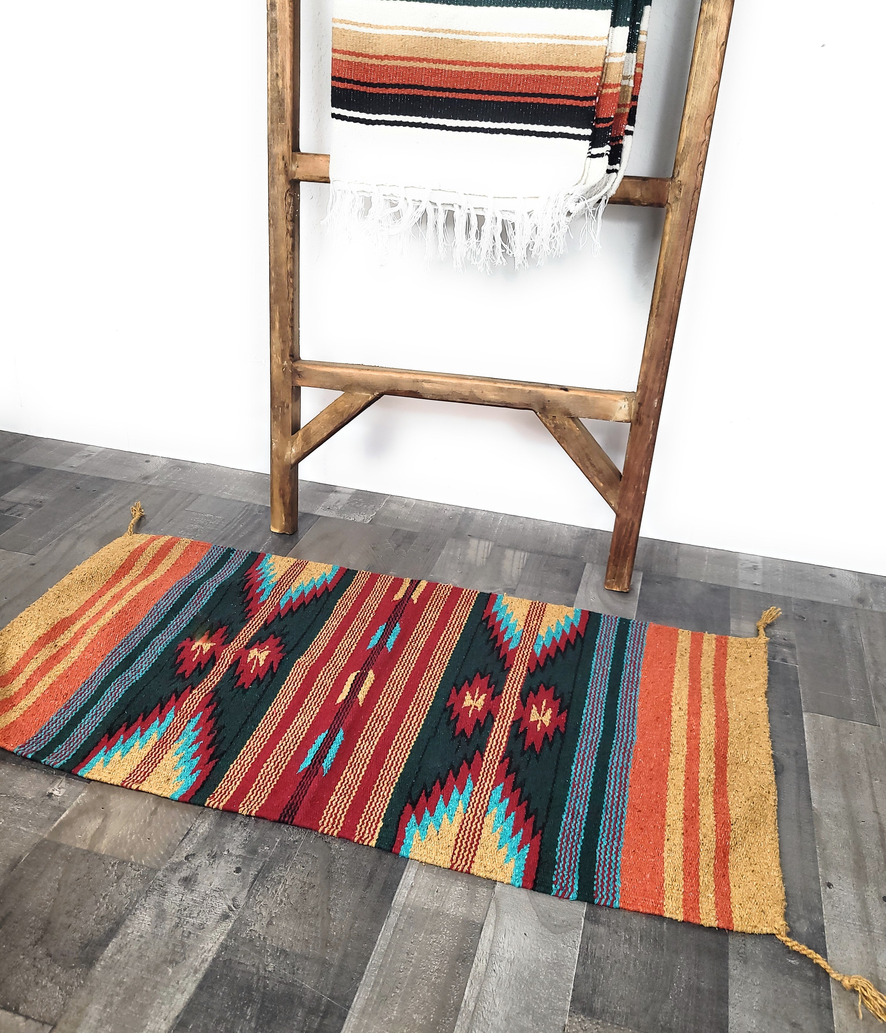 20" X 40"  The Tejas Southwestern Rug - Ranch Junkie Mercantile LLC