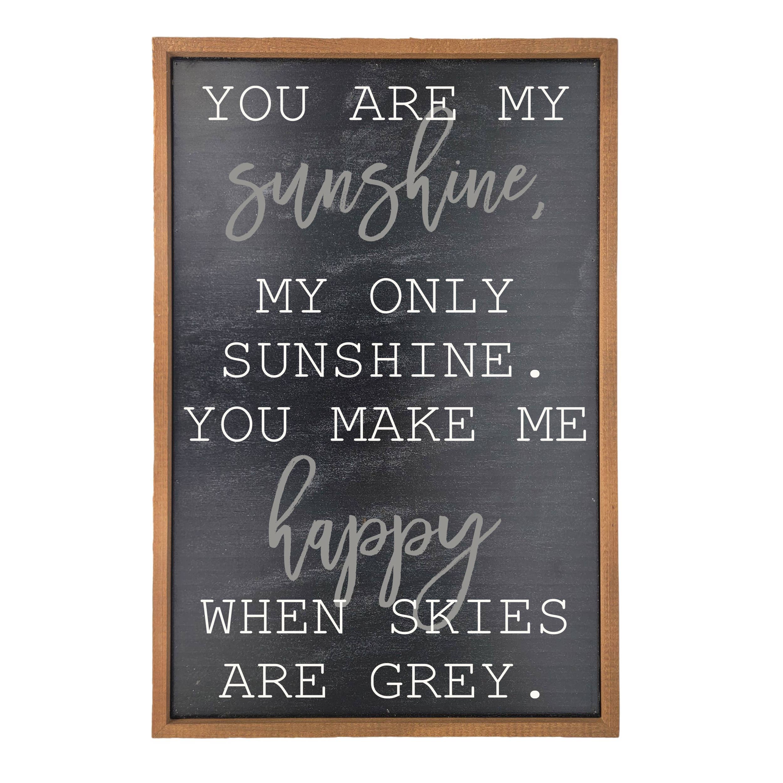 12x18 You Are My Sunshine Wood Sign - Two Colors - Ranch Junkie Mercantile LLC 