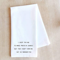 Margaritas - Tea Towel- Funny Kitchen Towel Gift - Ranch Junkie Mercantile LLC 