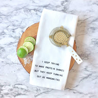 Margaritas - Tea Towel- Funny Kitchen Towel Gift - Ranch Junkie Mercantile LLC