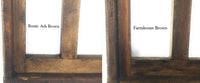 48" X 21" Farmhouse Wood Cathedral Window Arch Two Color Options- The Farmhouse Cathedral Window - Ranch Junkie Mercantile LLC 