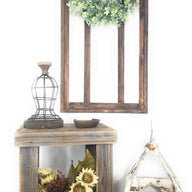 48" X 21" Farmhouse Wood Cathedral Window Arch Two Color Options- The Farmhouse Cathedral Window - Ranch Junkie Mercantile LLC