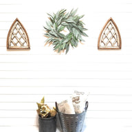 Mini Lattice Cathedral Wood Window - The Mini Lattice Cathedral - Set of 2 or Sold Individually - Ranch Junkie Mercantile LLC